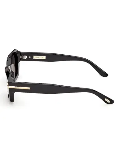 Tom Ford Women's 53MM Rectangular Sunglasses - Black | Thumbnail 3