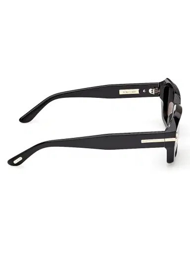 Tom Ford Women's 53MM Rectangular Sunglasses - Black | Thumbnail 7