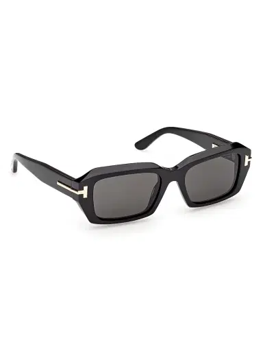 Tom Ford Women's 53MM Rectangular Sunglasses - Black | Thumbnail 8