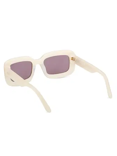 PUCCI Women's 52MM Rectangular Sunglasses - Ivory Violet | Thumbnail 4