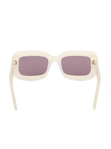 PUCCI Women's 52MM Rectangular Sunglasses - Ivory Violet | Thumbnail 5