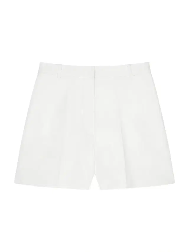 Givenchy Women's Pleated Back Shorts in Cotton - White
