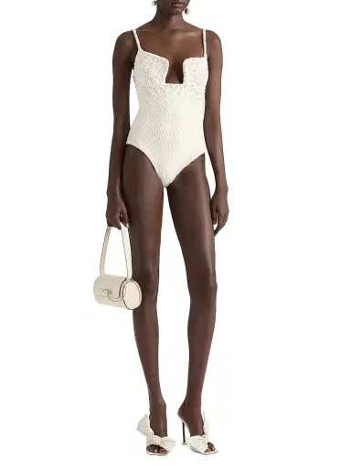 Givenchy Women's Boudoir Heeled Mules in Nappa Leather with Bow - Ivory - Size 11 | Thumbnail 6 Givenchy Women's Boudoir Heeled Mules in Nappa Leather with Bow - Ivory - Size 11 | Thumbnail 6