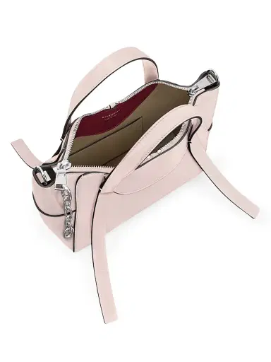 Givenchy Women's  Snatch Top Handle Bag in Grained Leather - Baby Pink | Thumbnail 3