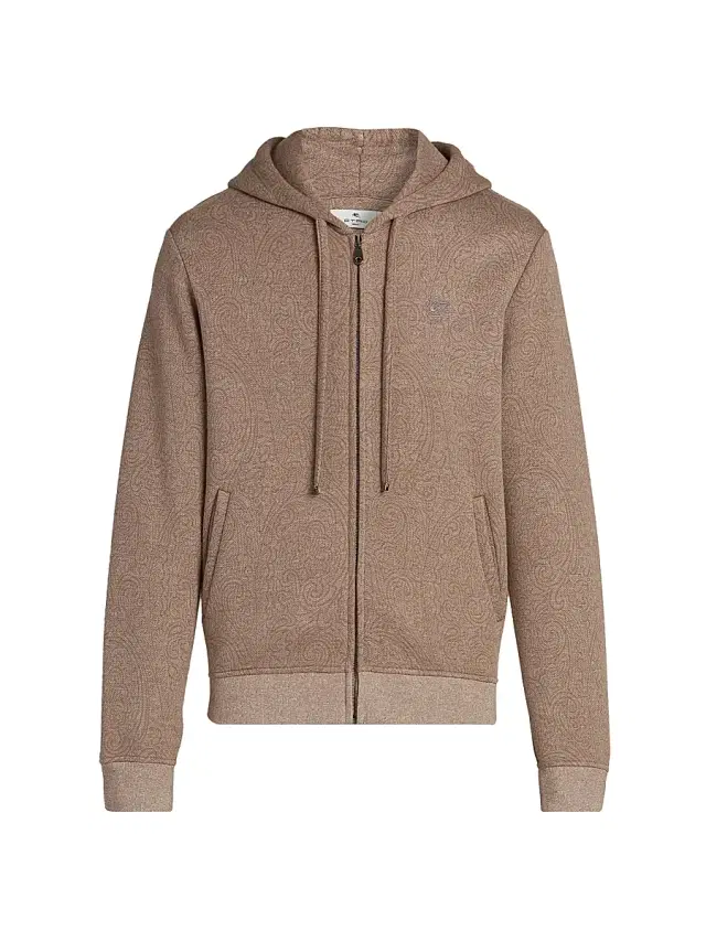 Etro Men's Paisley Zip Hoodie - Bicolour