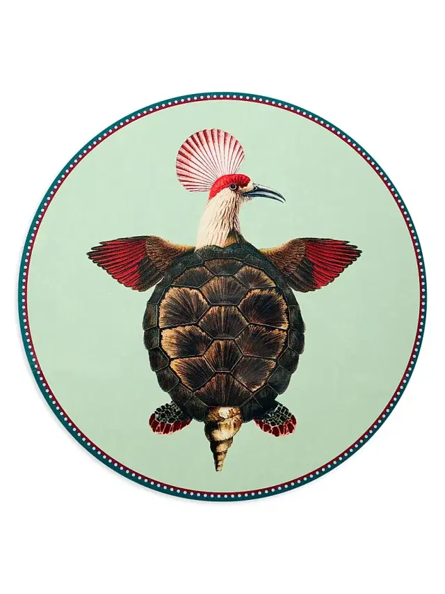 La DoubleJ Disk Placemat - Salvia