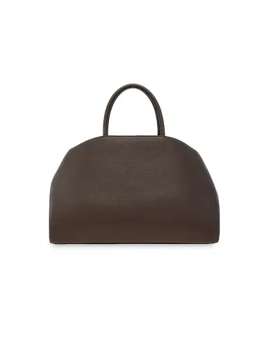 Ferragamo Women's Medium Hug Leather Top Handle Bag - Testa Burnt Ocra | Thumbnail 3