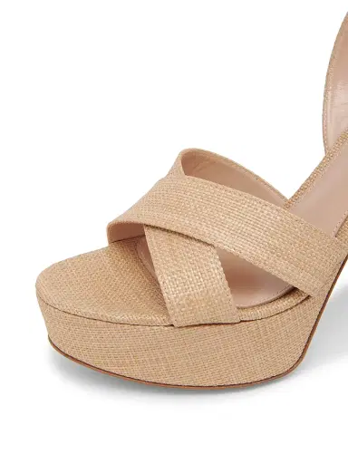 Gianvito Rossi Women's 70MM Woven Platform Sandals | Thumbnail 5 Gianvito Rossi Women's 70MM Woven Platform Sandals | Thumbnail 5