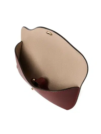 Brunello Cucinelli Burnished Calfskin Glasses Case - Wine | Thumbnail 2