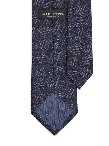 Emporio Armani Men's Wave Silk Tie | Thumbnail 2