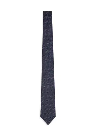 Emporio Armani Men's Wave Silk Tie | Thumbnail 1