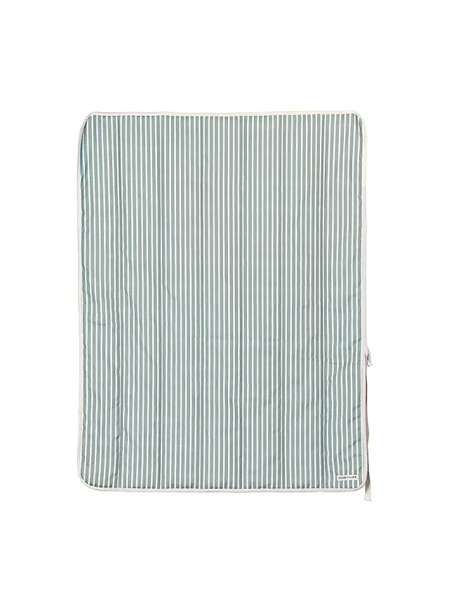 Sunnylife Seagrass Striped Beach Blanket - Green