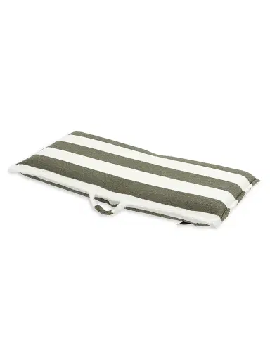 Sunnylife The Vacay Olive Stripe Terry Travel Lounger | Thumbnail 4 Sunnylife The Vacay Olive Stripe Terry Travel Lounger | Thumbnail 4