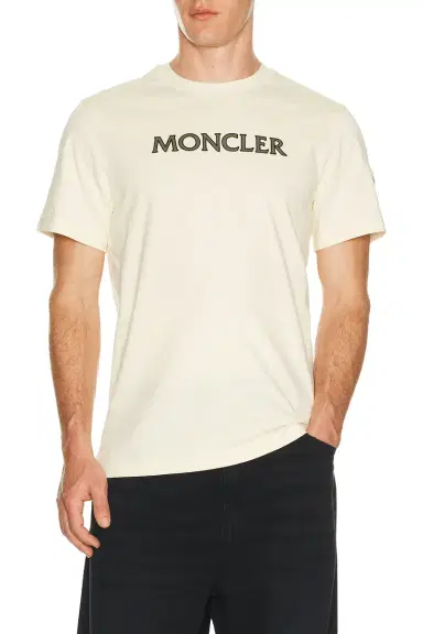 Moncler Short Sleeve Tee | Thumbnail 1 Moncler Short Sleeve Tee | Thumbnail 1