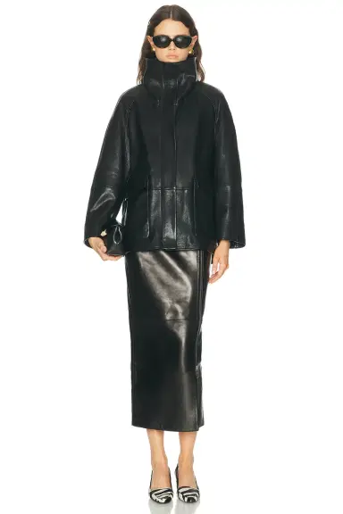 Nour Hammour Ansel Leather Jacket | Thumbnail 5 Nour Hammour Ansel Leather Jacket | Thumbnail 5