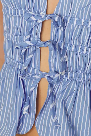 Aknvas Eva Tie Top | Thumbnail 5