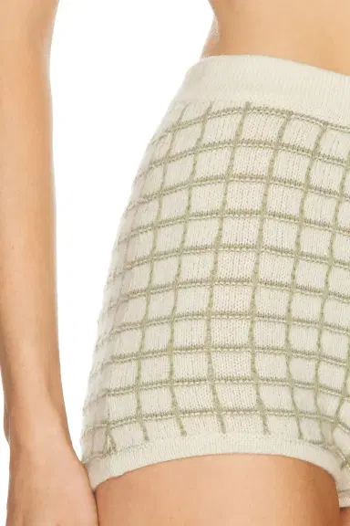The Elder Statesman Ida Checkered Tap Short | Thumbnail 6 The Elder Statesman Ida Checkered Tap Short | Thumbnail 6