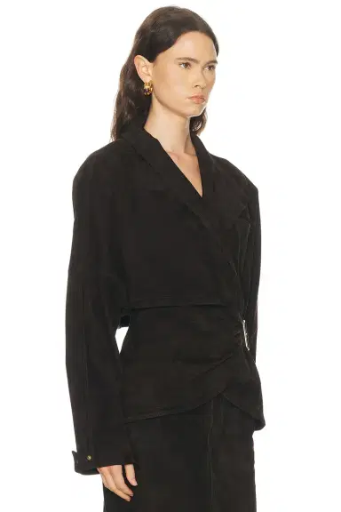 DARKPARK Cindy Suede Contour Jacket | Thumbnail 2