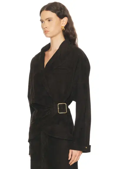 DARKPARK Cindy Suede Contour Jacket | Thumbnail 3