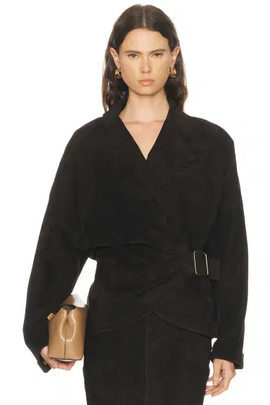 DARKPARK Cindy Suede Contour Jacket | Thumbnail 1