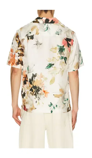 Simkhai Casper Printed Silk Shirt | Thumbnail 2