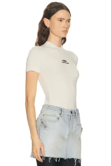 Balenciaga Ski Fitted Crewneck Top | Thumbnail 2 Balenciaga Ski Fitted Crewneck Top | Thumbnail 2