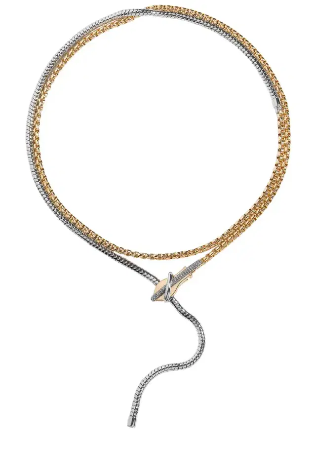 Demarson Venom Lariat Necklace