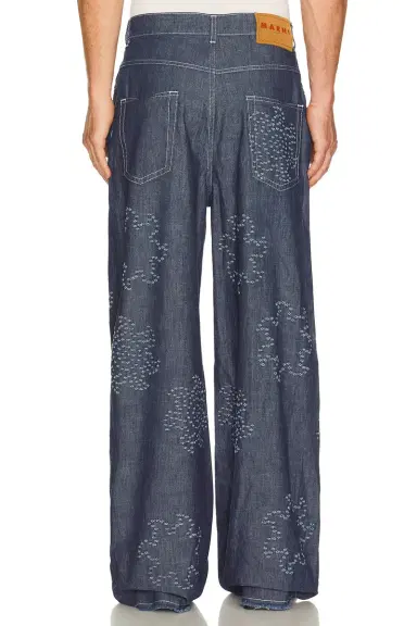 Marni Embroidered Trousers | Thumbnail 3