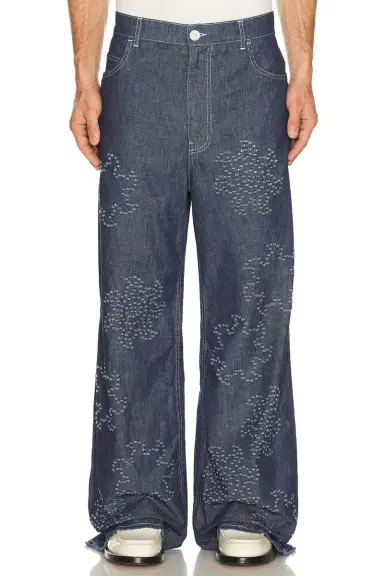 Marni Embroidered Trousers | Thumbnail 1