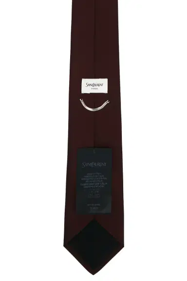Saint Laurent Plain Tie | Thumbnail 3 Saint Laurent Plain Tie | Thumbnail 3