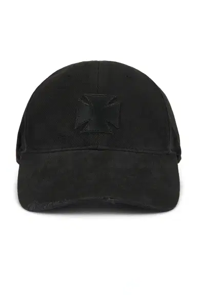 Vetements Leather Biker Cross Cap | Thumbnail 1 Vetements Leather Biker Cross Cap | Thumbnail 1