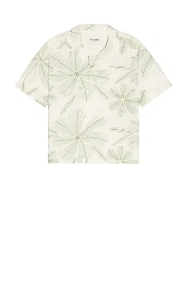 Corridor Linen Applique Short Sleeve Shirt | Thumbnail 6
