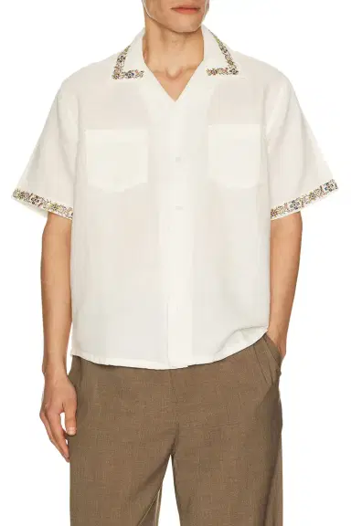 Corridor Harmony Embroidered Short Sleeve Shirt | Thumbnail 3