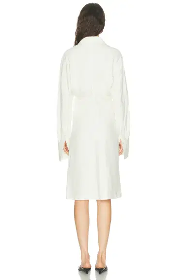 TOTEME Slouch Cotton Shirt Dress | Thumbnail 3