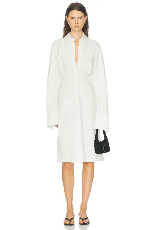 Toteme Slouch Cotton Shirt Dress