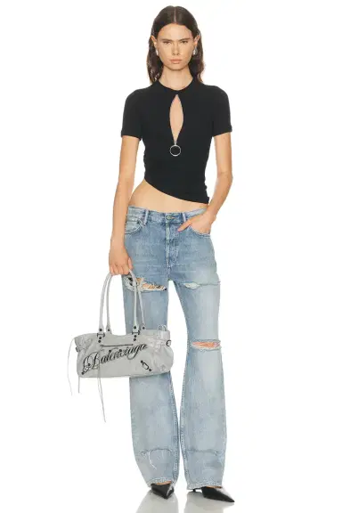 Acne Studios 2010F Light Crow Wide Leg | Thumbnail 5