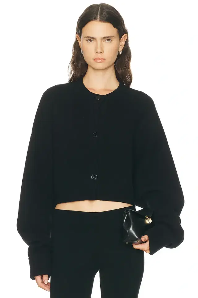 Cropped Oversized Cardigan