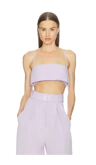 MATTHEW BRUCH Structured Bandeau Crop Top | Thumbnail 1
