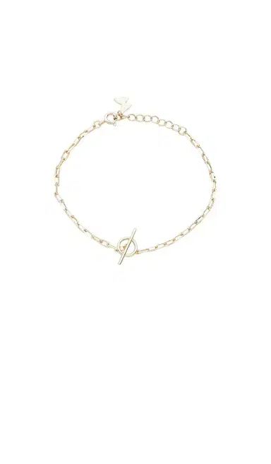 By Adina Eden Textured Toggle Chain Bracelet | Thumbnail 2 By Adina Eden Textured Toggle Chain Bracelet | Thumbnail 2