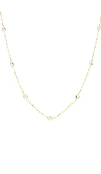 By Adina Eden Diamond By The Yard Necklace | Thumbnail 2 By Adina Eden Diamond By The Yard Necklace | Thumbnail 2