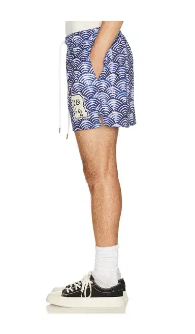 Ryoko Rain Seigaiha Waves Shorts | Thumbnail 2