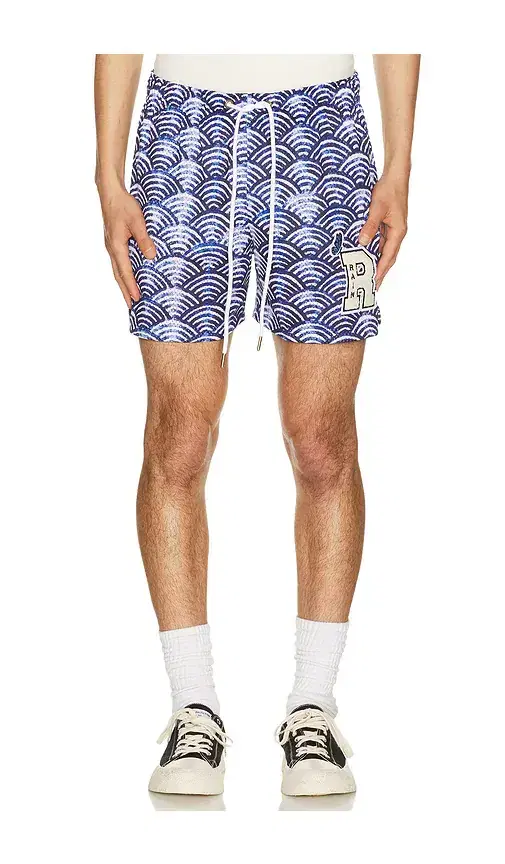 Seigaiha Waves Shorts