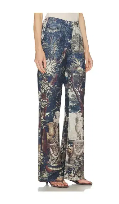 Courtney Zheng Tapestry Print Jeans | Thumbnail 2