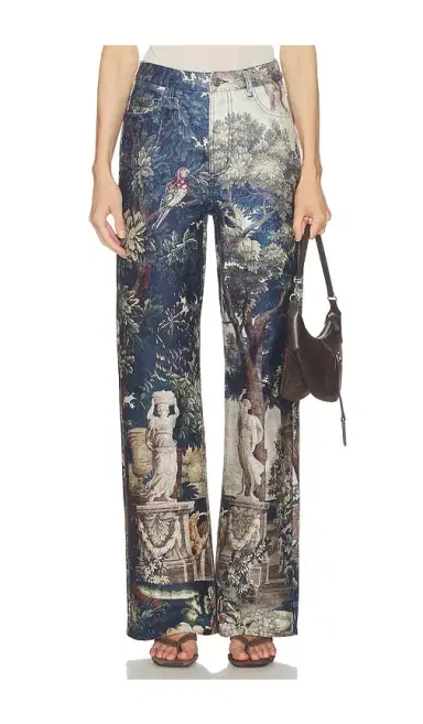 Courtney Zheng Tapestry Print Jeans | Thumbnail 1