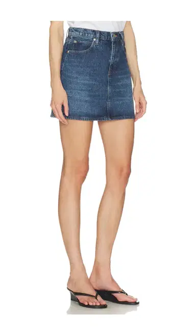 Frame The High Mini Skirt | Thumbnail 2 Frame The High Mini Skirt | Thumbnail 2