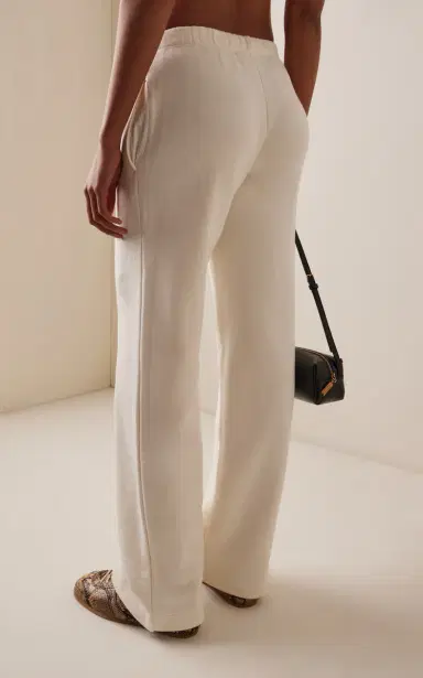 ÉTERNE Oversized Cotton-Modal Wide-Leg Sweatpants | Thumbnail 4 ÉTERNE Oversized Cotton-Modal Wide-Leg Sweatpants | Thumbnail 4