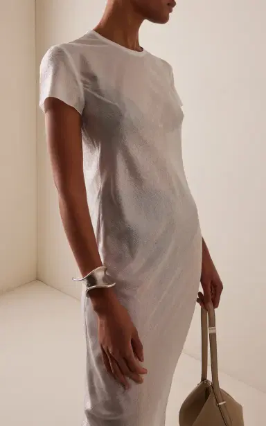 Temily Silk-Georgette Maxi T-Shirt Dress | Thumbnail 3