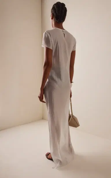 Temily Silk-Georgette Maxi T-Shirt Dress | Thumbnail 4