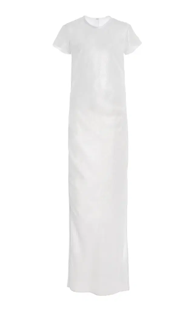 Silk-Georgette Maxi T-Shirt Dress