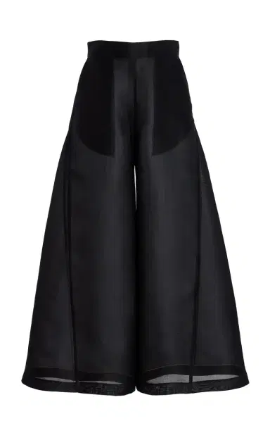 Temily Isoceles Silk-Gazar Trousers | Thumbnail 6